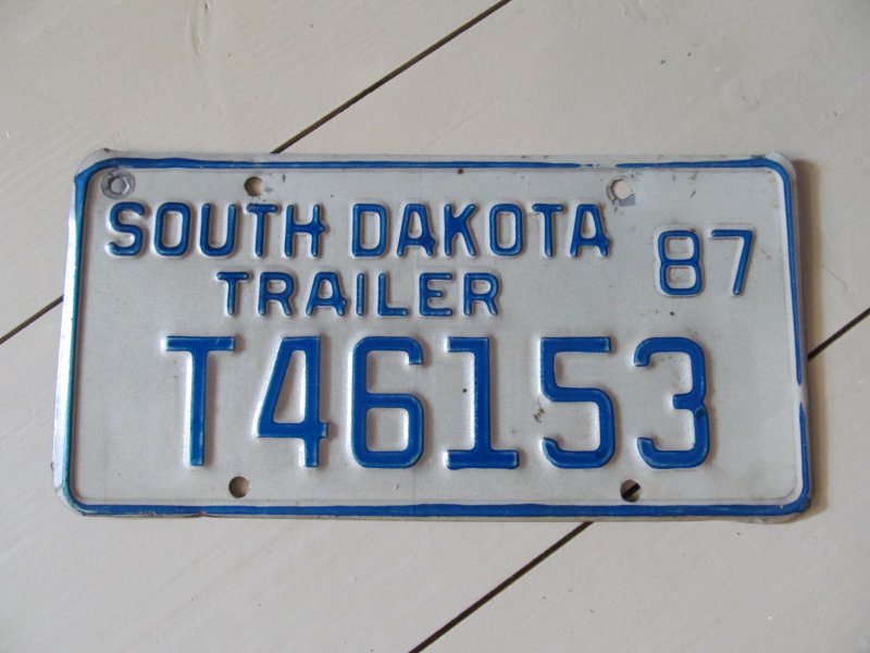 Authentiek South Dakota Kenteken (1987) - Afbeelding 2