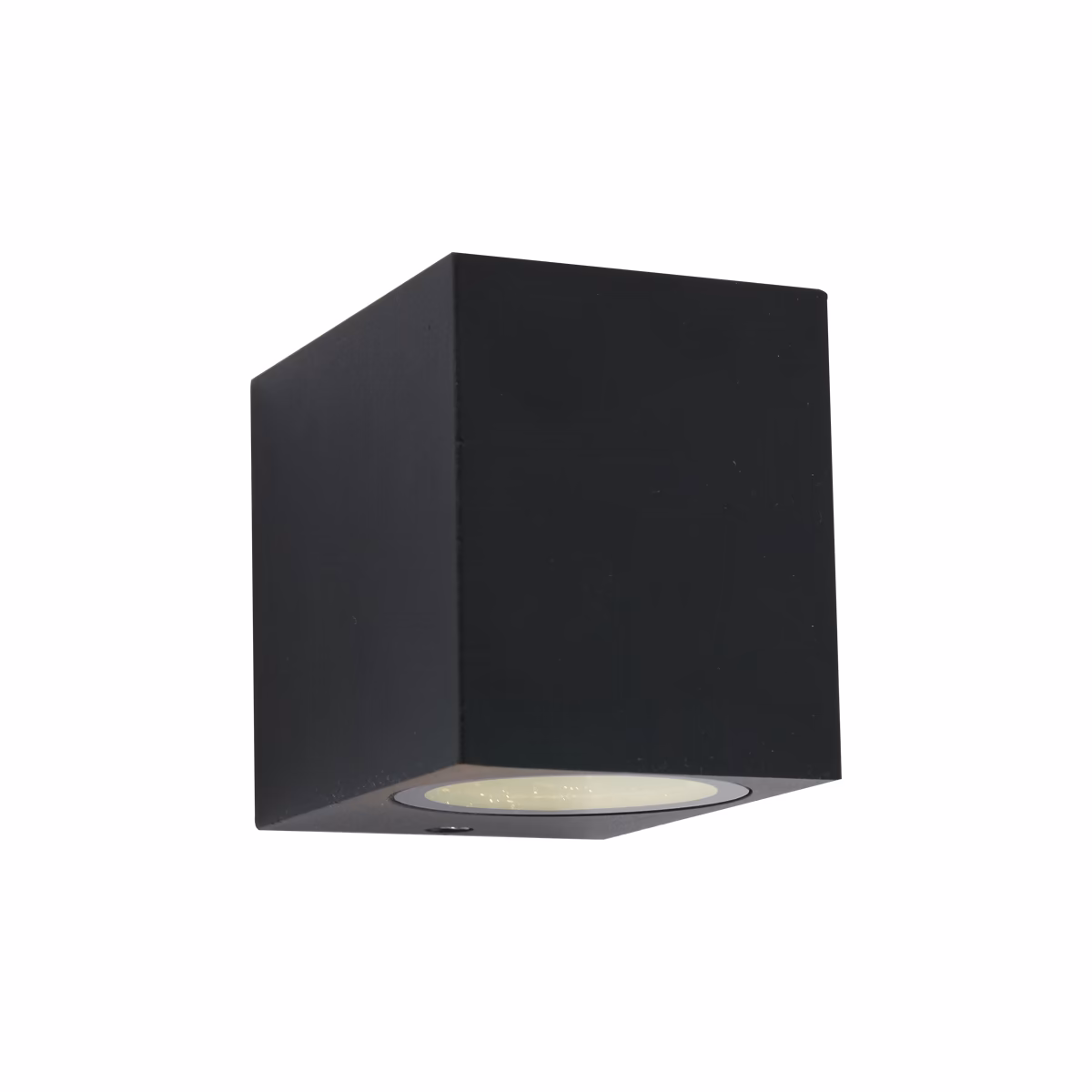 Buitenlamp 1-lichtswand vierk GU10, STEINHAUER, Logan Zwart, alu - Afbeelding 2