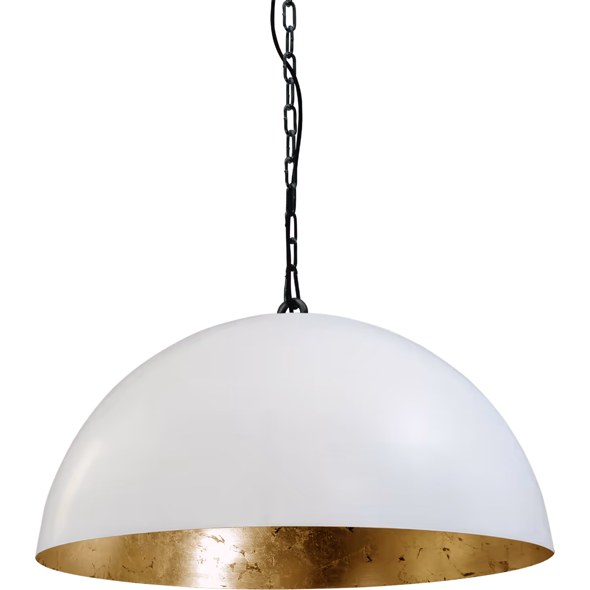 Industriële hanglamp Larino Ø50cm wit buitenkant – MASTERLIGHT – INDUSTRIA