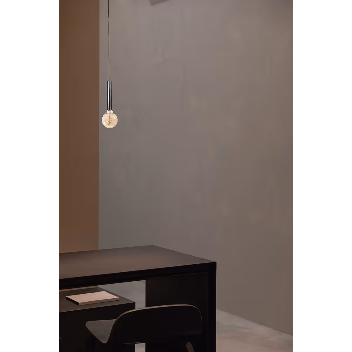 Hanglamp Tomasso 1-lichts dappled oil E27, MASTERLIGHT - Afbeelding 3