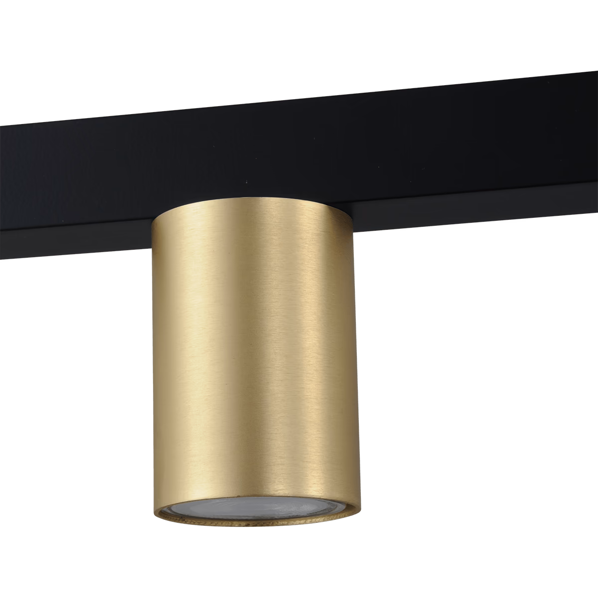 Hanglamp Bounce zwart/bmat goud 7-lichts, b. 180cm, MASTERLIGHT - Afbeelding 4
