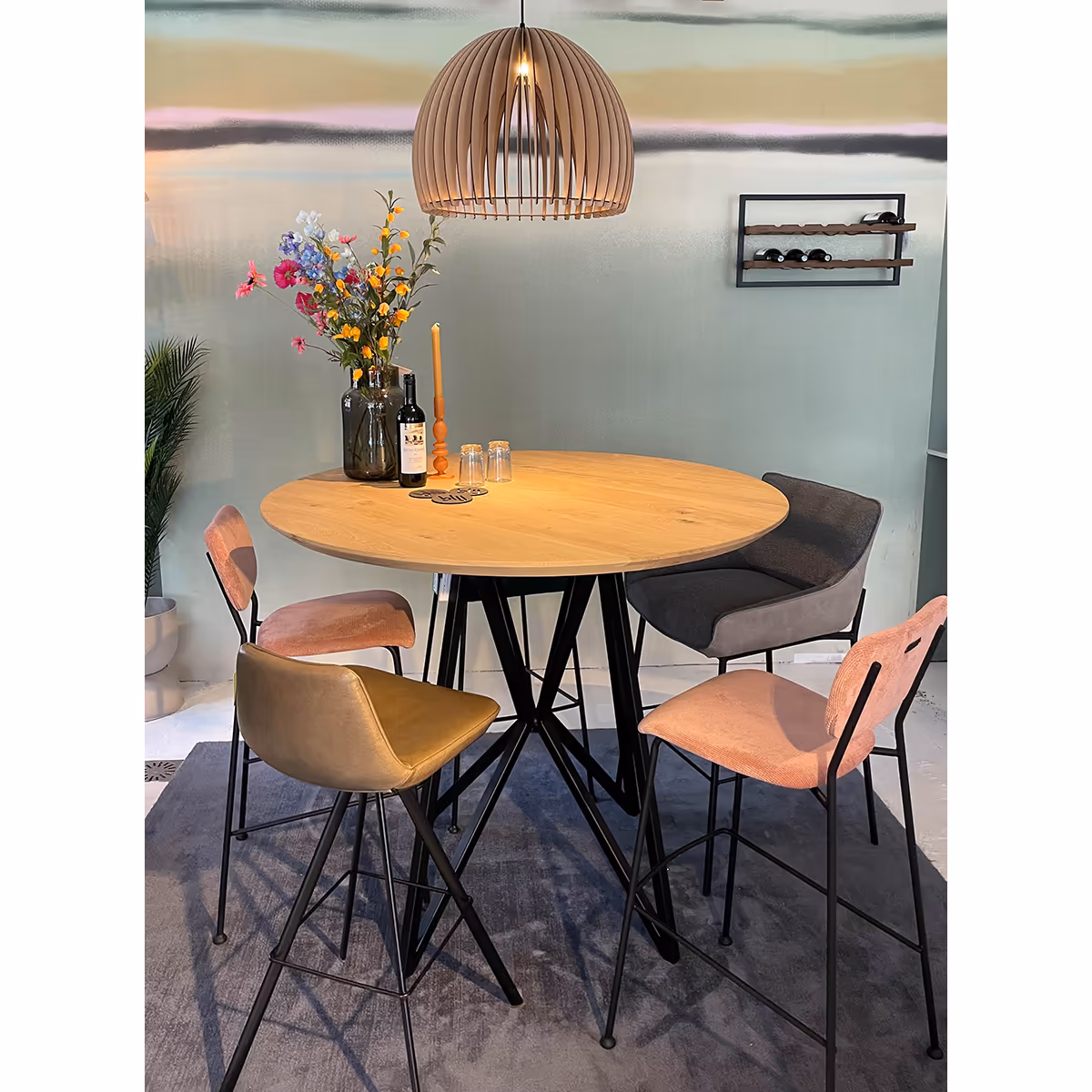Hanglamp – Oslo – 35cm – Naturel hout – BLIJ DESIGN - Afbeelding 6