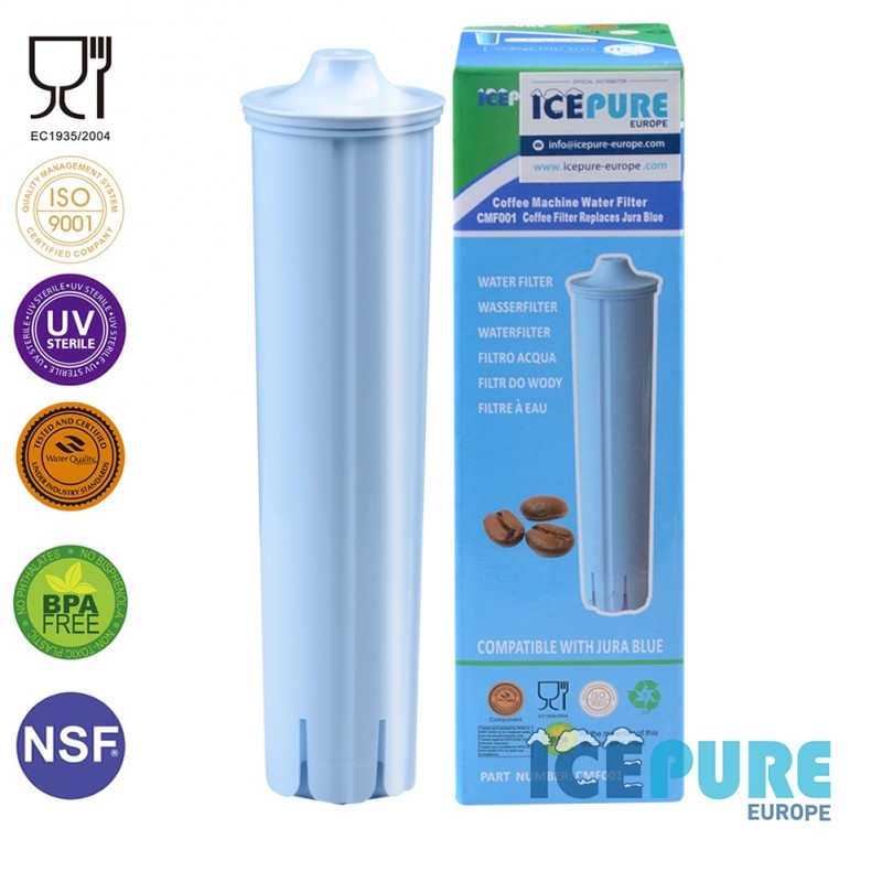 Waterfilter FMC001 Jura tm Claris BLUE compatible - Afbeelding 2