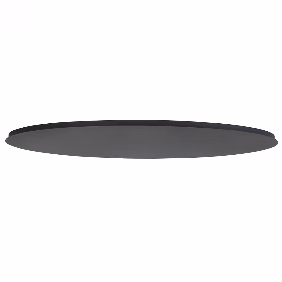 Balk ovaal 140cm mat zwart ongeboord – HIGHLIGHT - Afbeelding 2