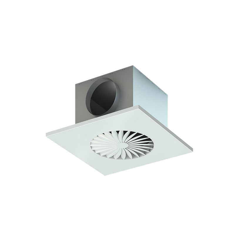 Plafondrooster – Wervelrooster RTBM/RRBM