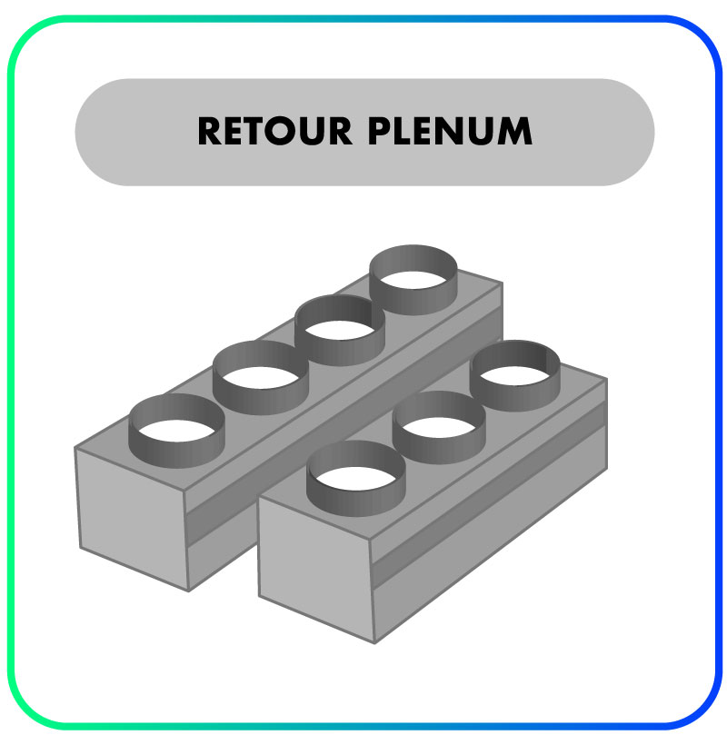 Retour plenum (aanzuig) Daikin – Inclusief filterluik – Op maat - Afbeelding 2