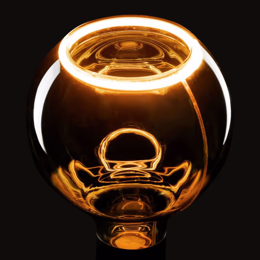 Segula lamp 300 mm, LED Floating Globe, Smokey grey, rond, doorsnede 300mm, 30 cm, E27 – SEGULA - Afbeelding 7