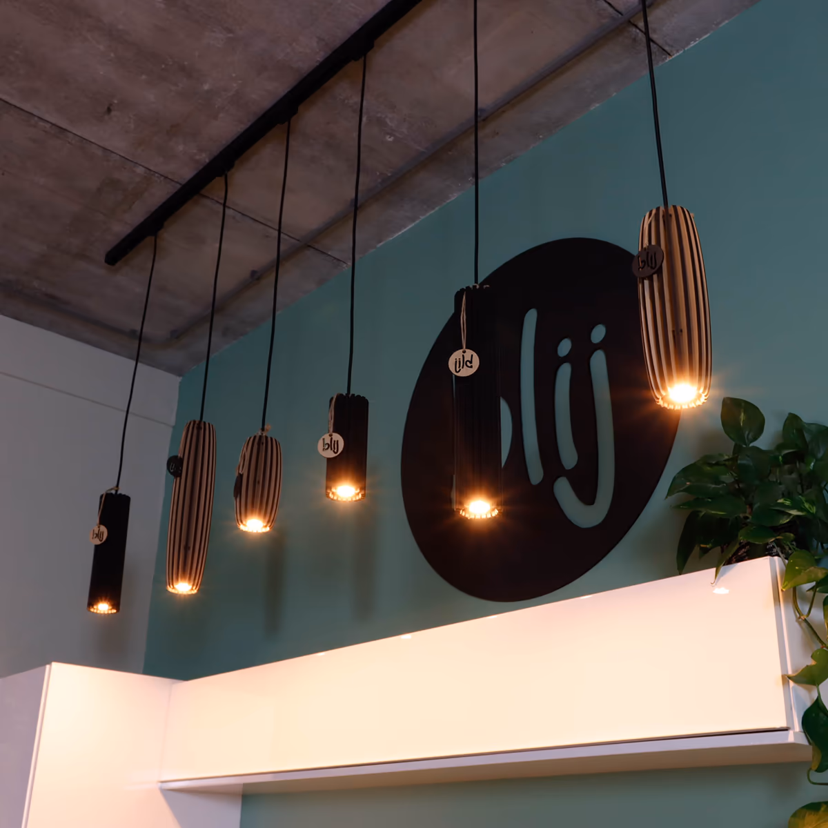 Hanglamp – Spot – Swan – 19cm – Naturel hout – BLIJ DESIGN – E27 - Afbeelding 5