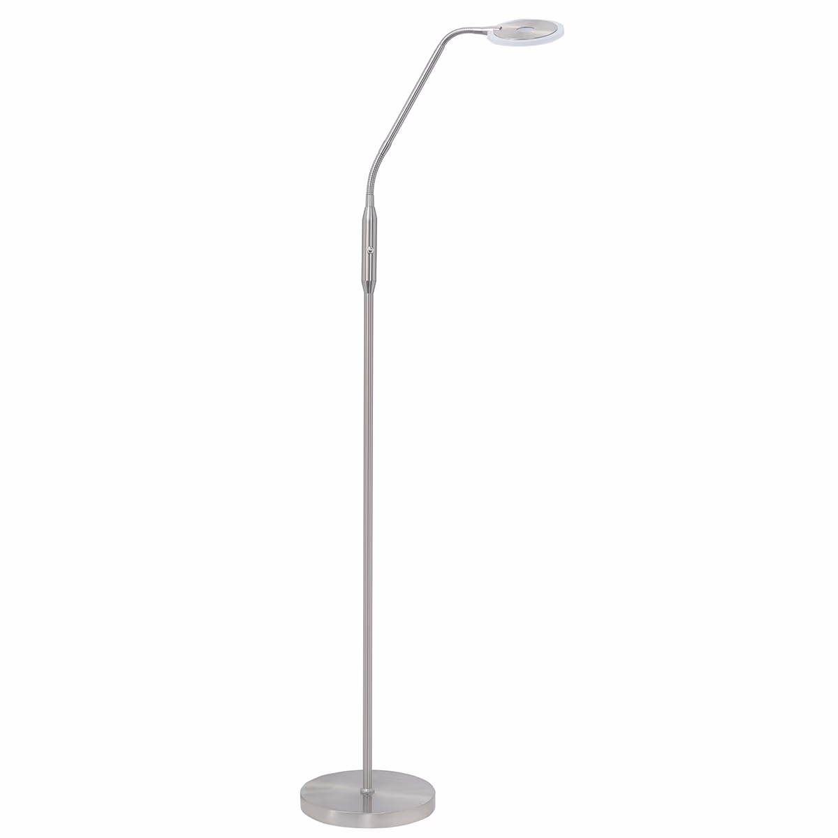 Vloerlamp Rodeo 6.5W LED 3 standen met memory Nikkel Mat – HIGHLIGHT