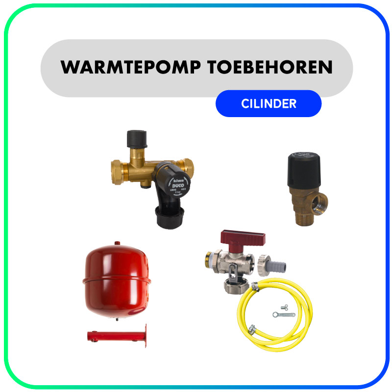 Warmtepomp toebehoren set voor Cilinder-unit E-serie (Lucht-water) - Afbeelding 2